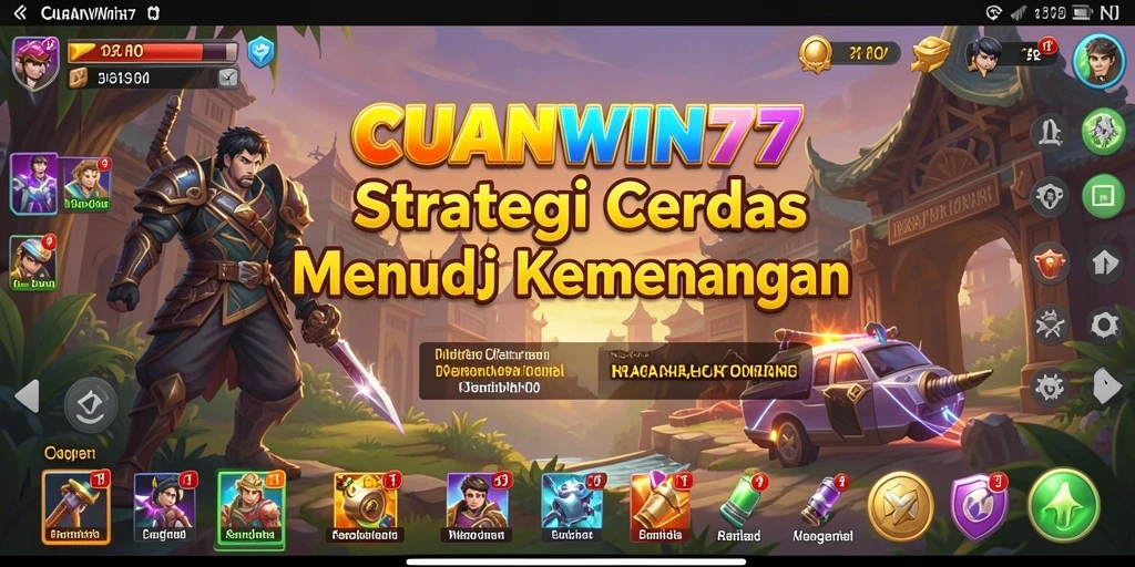 Tangkapan layar CUANWIN77 menampilkan aksi strategi yang mendebarkan.