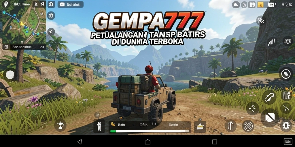 Tampilan menakjubkan dari dunia terbuka dalam GEMPA777.