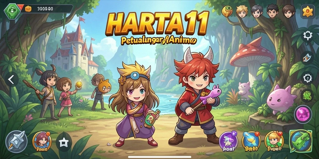 Tampilan gameplay HARTA11 yang memukau dan penuh aksi.