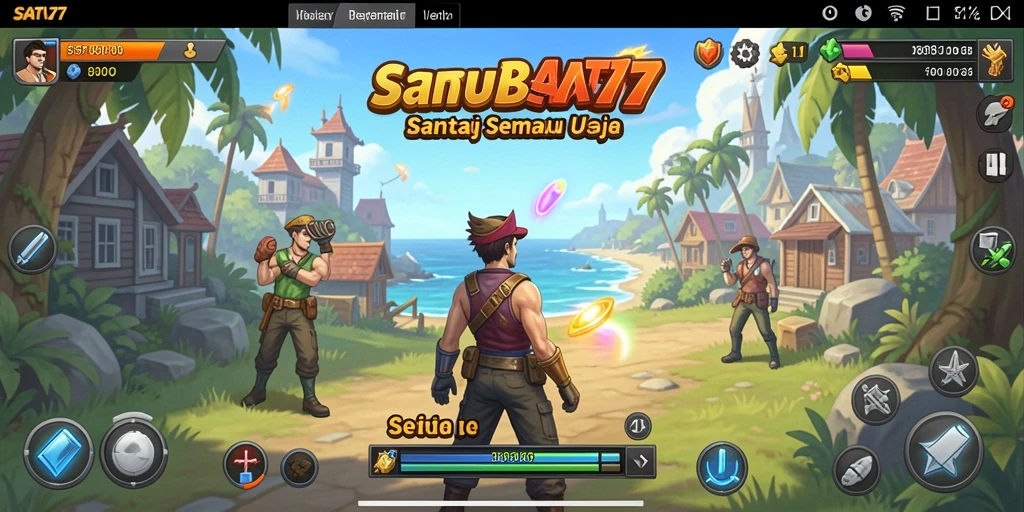 Tampilan menarik gameplay SATU77 saat pemain menyelesaikan tantangan.