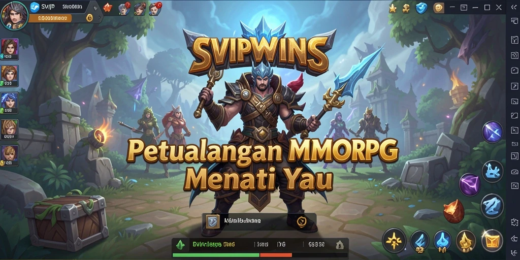 Gameplay menarik dalam dunia MMORPG SVIPWINS dengan grafik yang memukau.